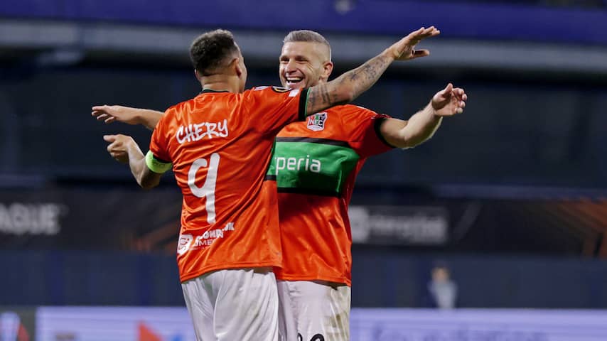 NEC wint spectaculair duel in Europa League dankzij routiniers Linssen en Chery