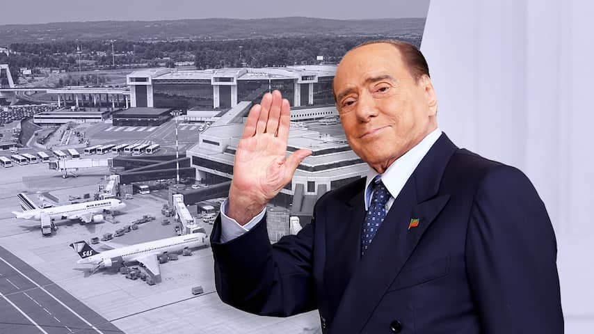 Luchthaven Milaan vernoemd naar oud-premier Berlusconi: 'Trots en emotie'