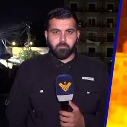 Video | Israëlische drone slaat in vlak naast Libanese verslaggever