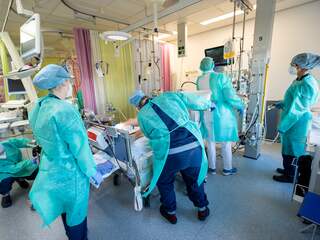 Ziekenhuizen namen in afgelopen week iets minder coronapatiënten op