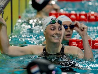 Steenbergen zwemt EK-record in series 100 meter vrij, Van Wijk maakt ook indruk