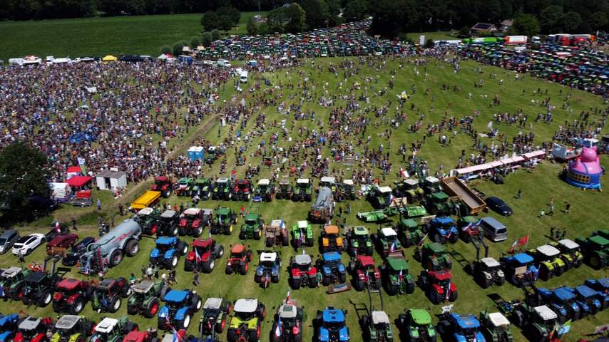 Zo verliep het boerenprotest in Stroe