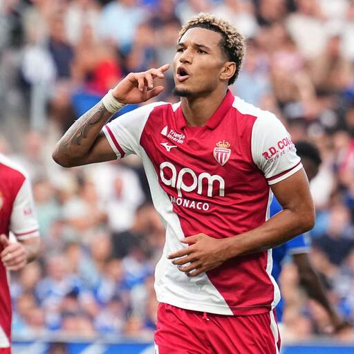 Illustratie bij: AS Monaco-spits Brunner biedt excuses aan voor moordgebaar naar fans