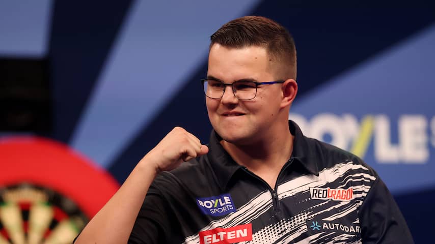 Van Veen gooit hoogste gemiddelde ooit op European Tour, Van Gerwen al klaar