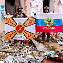 Video | Ongeverifieerde beelden van Russische vlaggen in Siversk