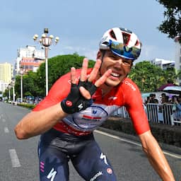 Franse wielerrevelatie Magnier sprint ook in China naar vierde zege op rij