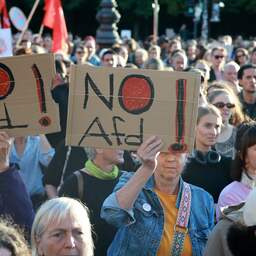 Duizenden Duitsers protesteren tegen AfD na grote verkiezingsoverwinning