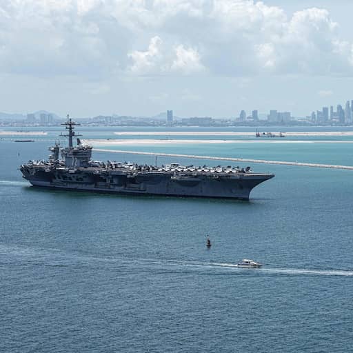 Illustratie bij: Vliegdekschip VS vertrekt uit Thailand na rustdagen voor verlengde missie bij Iran
