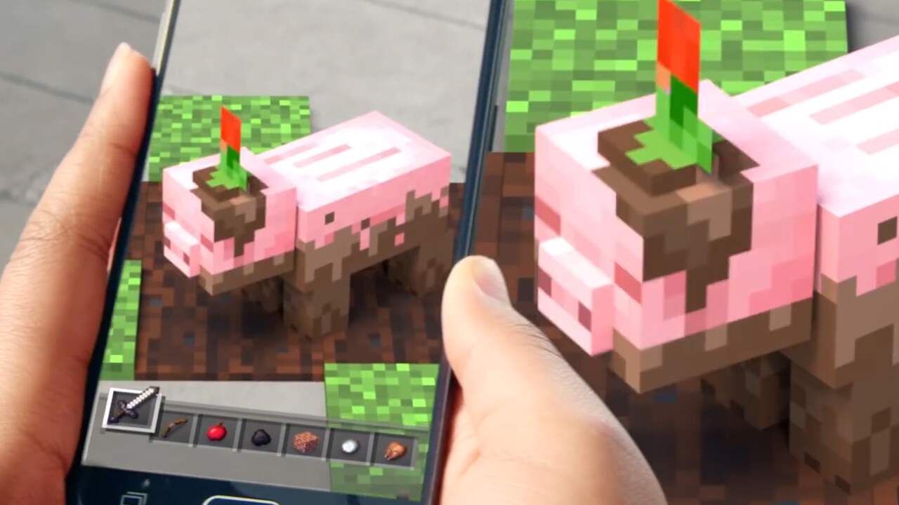 Minecraft Computer Ar Microsoft deelt teaser van AR-versie Minecraft voor telefoons | NU.nl