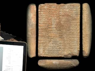 Vierduizend jaar oud bierbonnetje gevonden op kleitablet uit Mesopotamië