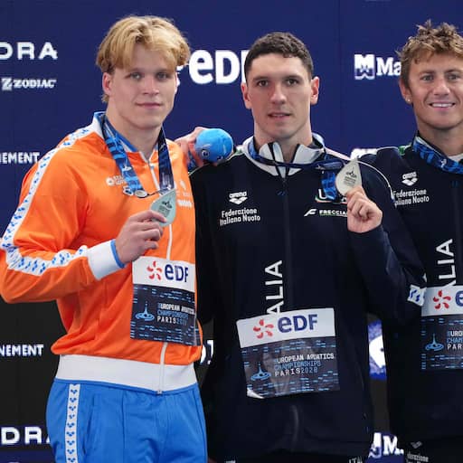 Koen de Groot deelt EK-zilver met wereldkampioen, zesde plak voor Steenbergen