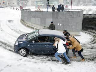 Code geel vanaf donderdagmiddag wegens kans op gladheid door sneeuw