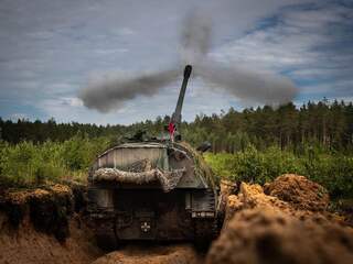 Nederlandse en Duitse pantserhouwitsers aangekomen in Oekraïne