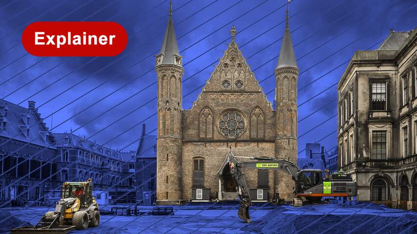 Van 475 miljoen naar 2 miljard: hierom is renovatie Binnenhof zo duur