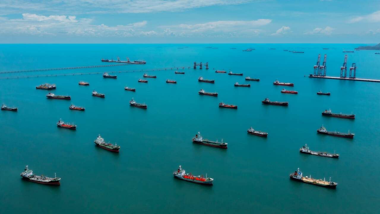 Foto bij Scheepvaart door Straat van Hormuz ligt zo goed als stil
