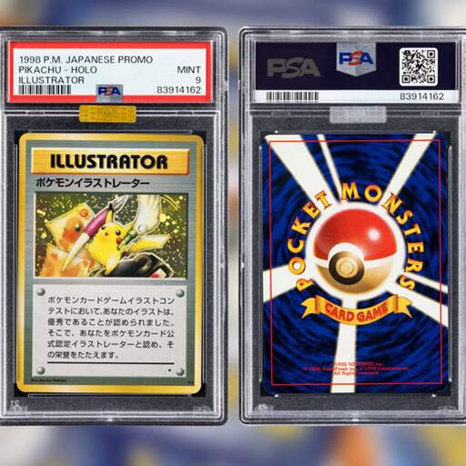 Illustratie bij: 'Heilige graal' onder Pokémon-kaarten levert 5 miljoen dollar op bij veiling