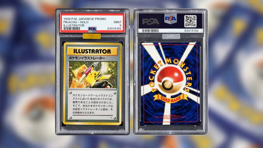 Foto bij 'Heilige graal' onder Pokémon-kaarten levert 5 miljoen dollar op bij veiling