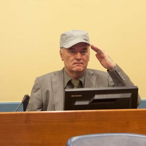 Illustratie bij: Lichaam veroordeelde legerleider Ratko Mladic aangekomen in Servië