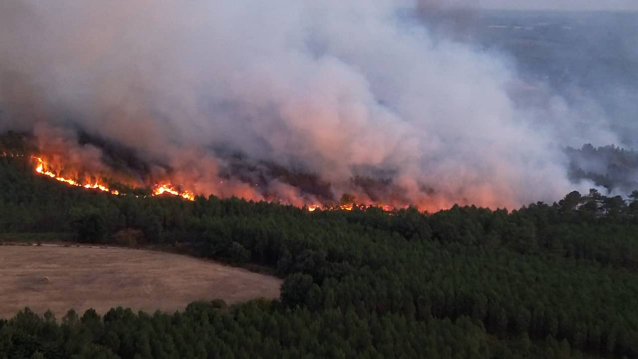 Teruglezen hitte | Code geel van kracht, natuurbranden in Zuid-Europa ...