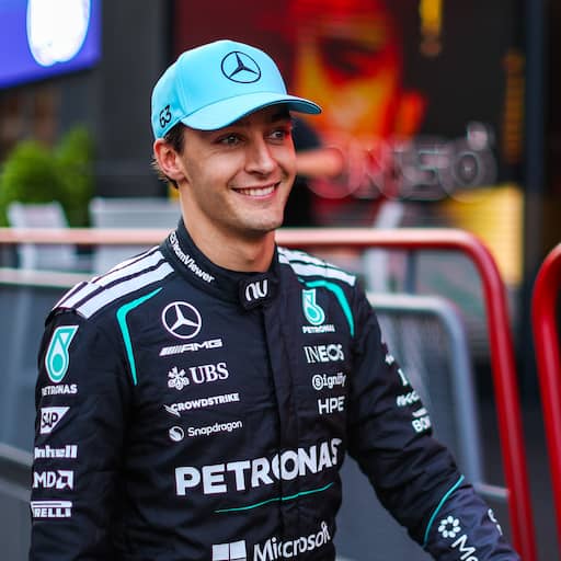 Illustratie bij: Russell in shock door marge in kwalificatie Bakoe, maar vreest Verstappen in race