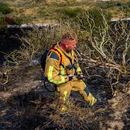 NL-Alert om uitbreidende duinbrand in Ouddorp, brandweerman gewond geraakt