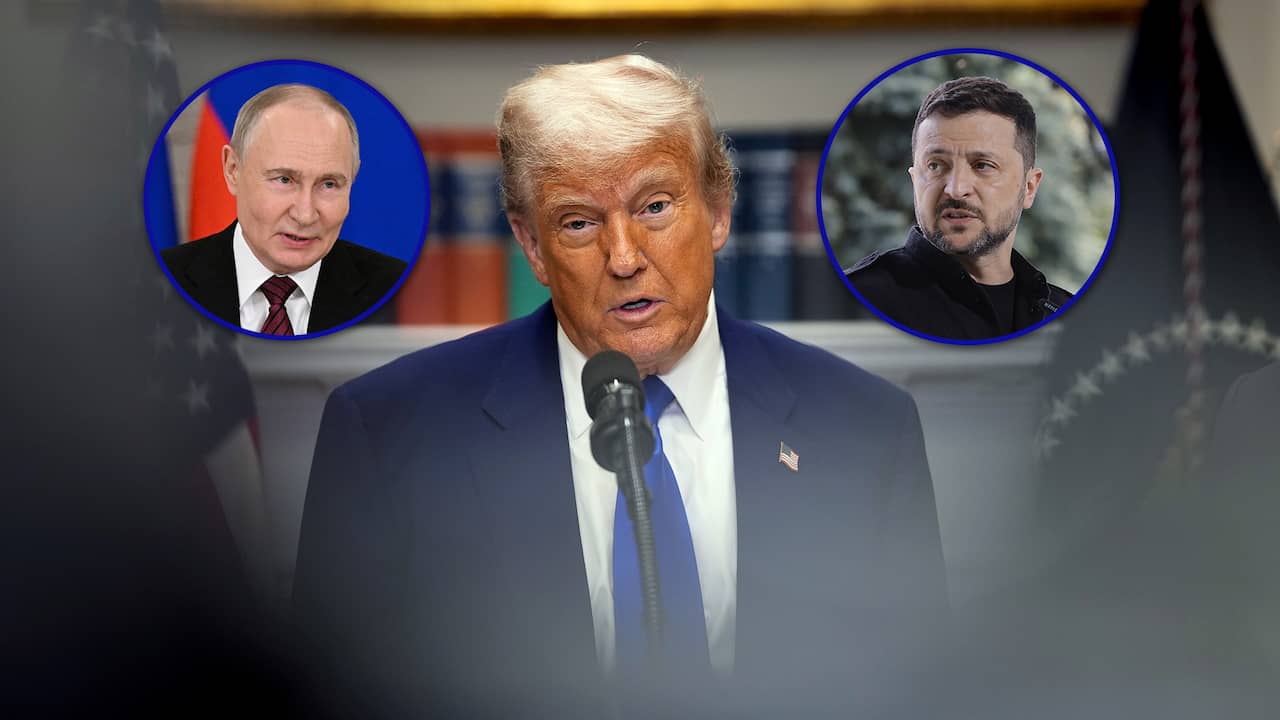 Trump zit mogelijk met Zelensky én Poetin aan tafel voor gesprekken in