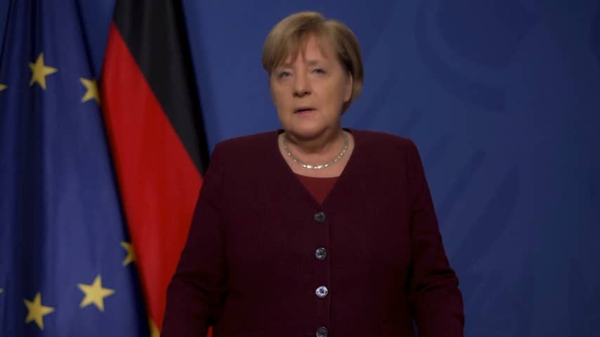 Merkel doet dringende oproep aan Duitsers: 'Haal snel een prik'