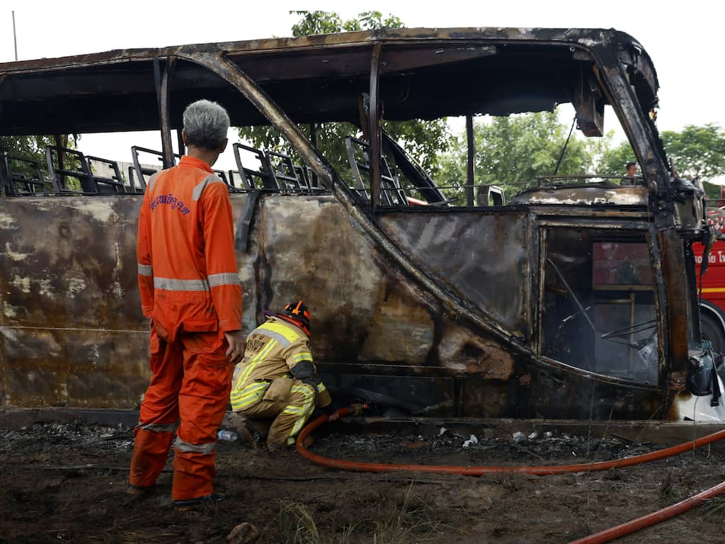 Gevluchte chauffeur van verongelukte en uitgebrande Thaise bus opgepakt