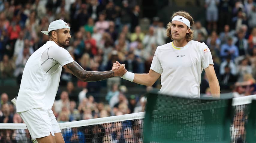 Tsitsipás niet verrast door schorsing Kyrgios na cocaïnegebruik: 'Ik wist het al'