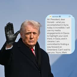 Trump deelt opnieuw privébericht Rutte: 'Wil oplossing zoeken voor Groenland'