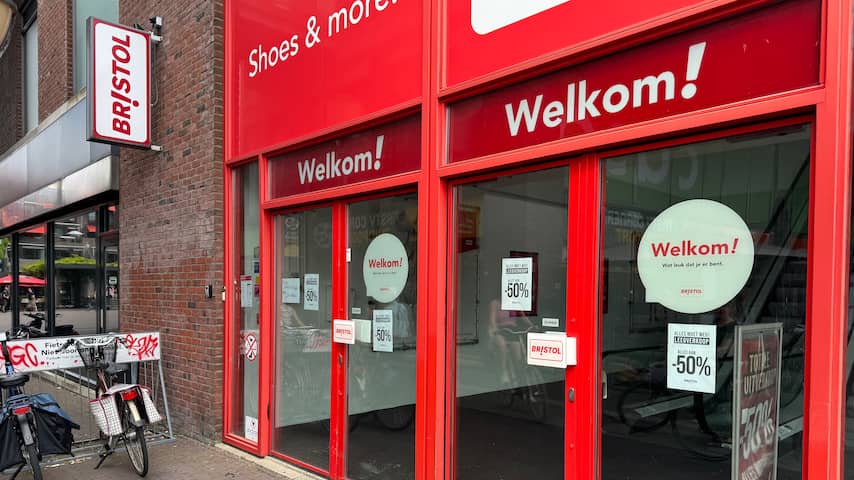 Schoenen- en kledingketen Bristol sluit 10 winkels