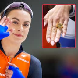 Femke Kok krijgt als eerste schaatser vergulde ring voor wereldrecord