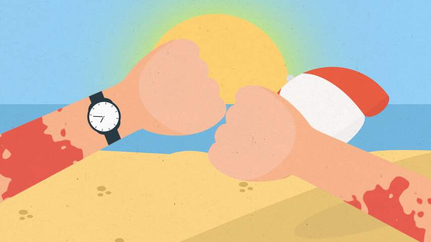 Verbrand na een dagje zon? Dit gebeurt er met je huid