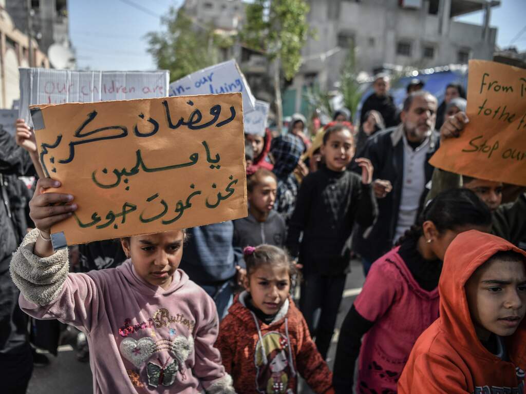 Waakhond waarschuwt voor hongersnood in Gaza tussen maart en mei