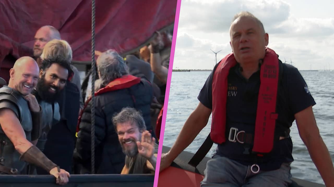 Video | Botenbedrijf op Urk hielp mee aan The Odyssey: 'Matt Damon vroeg hoe hard de boot kon'