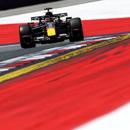 Verstappen zesde in laatste training Oostenrijk, Russell verrast Antonelli