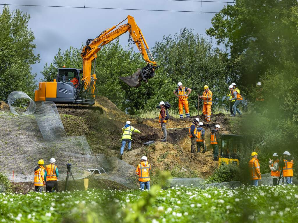 Treinen tussen Heerlen en Valkenburg rijden weer, dassen krijgen nieuwe burcht