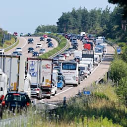 Vakantiedrukte op bekende Europese wegen naar het zuiden