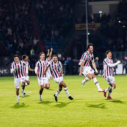Willem II overleeft penaltyserie tegen FC Dordrecht en houdt kans op handhaving