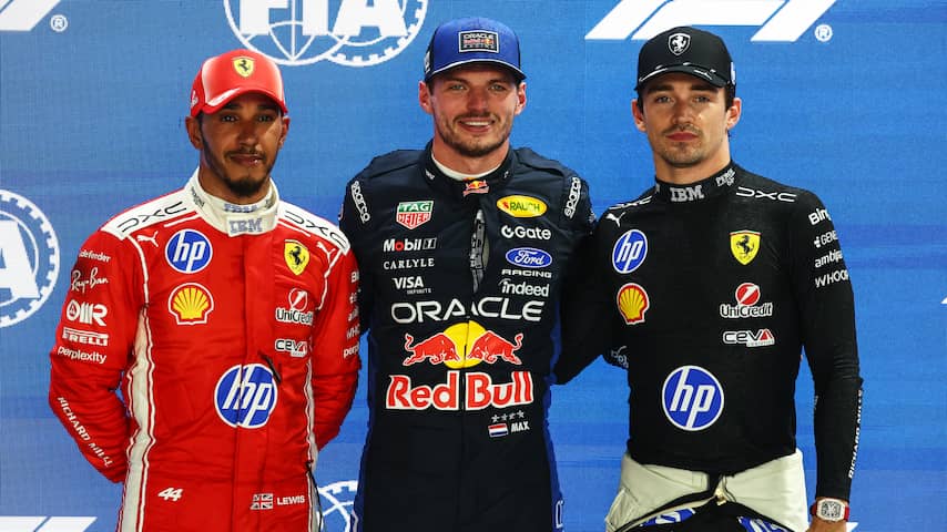 Hadjar start uit pits, Verstappen op pole: bekijk de startgrid voor de GP Singapore