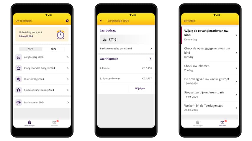 belastingdienst toeslagen