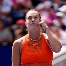 Titelhoudster Sabalenka onderbreekt partij op US Open vanwege cannabisgeur