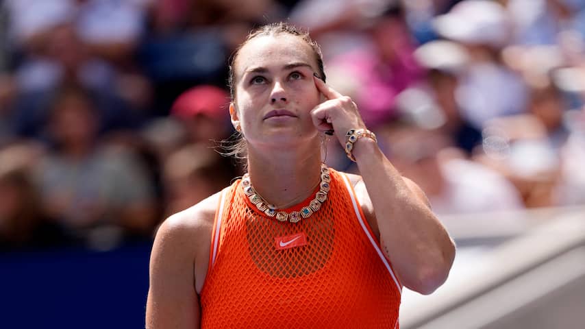 Titelhoudster Sabalenka onderbreekt partij op US Open vanwege cannabisgeur