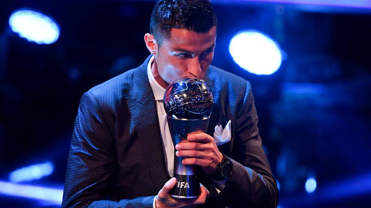 Cristiano Ronaldo opnieuw tot beste voetballer van het jaar verkozen