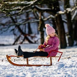 In jaren niet meer zo veel sneeuw gevallen, witte laag blijft voorlopig liggen