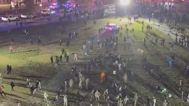 Politie in Washington ruimt Halloweenfeest in park