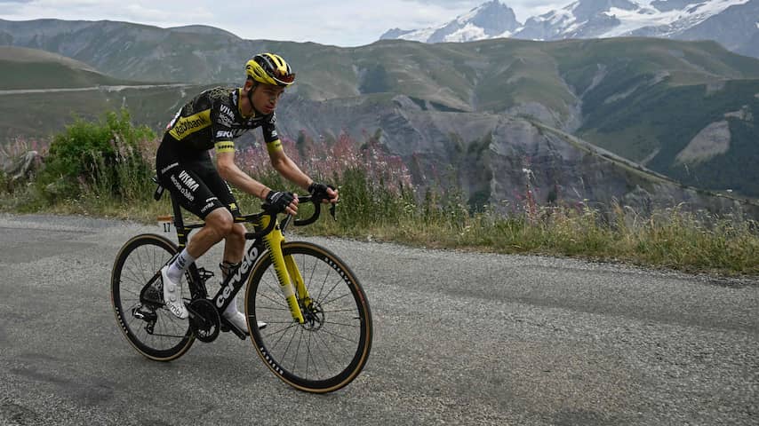 Dubbele val Kuss past in Tour de France vol pech van Visma: 'Heel zuur einde'