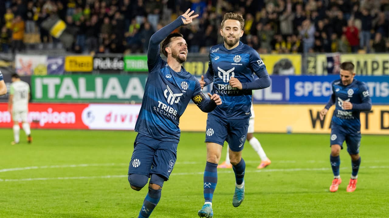 Breij maakt vier goals bij Roda, Vitesse na zege in Eindhoven eindelijk uit de min
