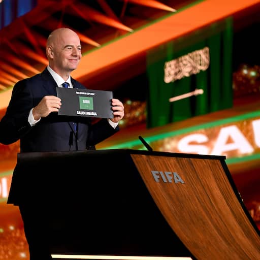 WK-gastheer Saoedi-Arabië schaart zich achter omstreden FIFA-baas Infantino
