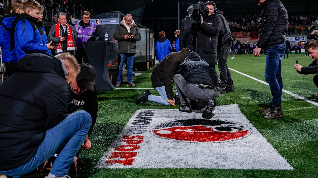 In beeld | Helmond Sport neemt op knullige wijze afscheid van Stadion De Braak